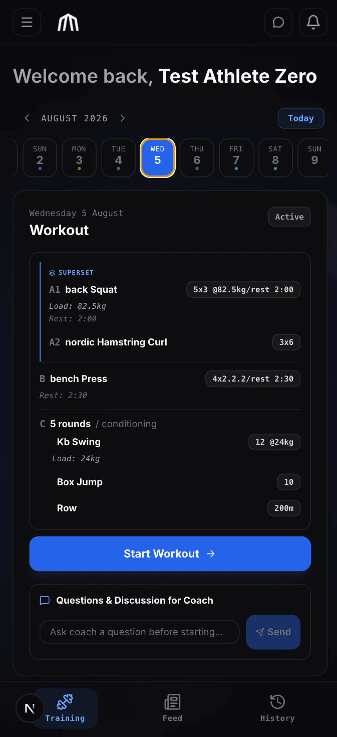 MONOLITH on a phone — they open the app